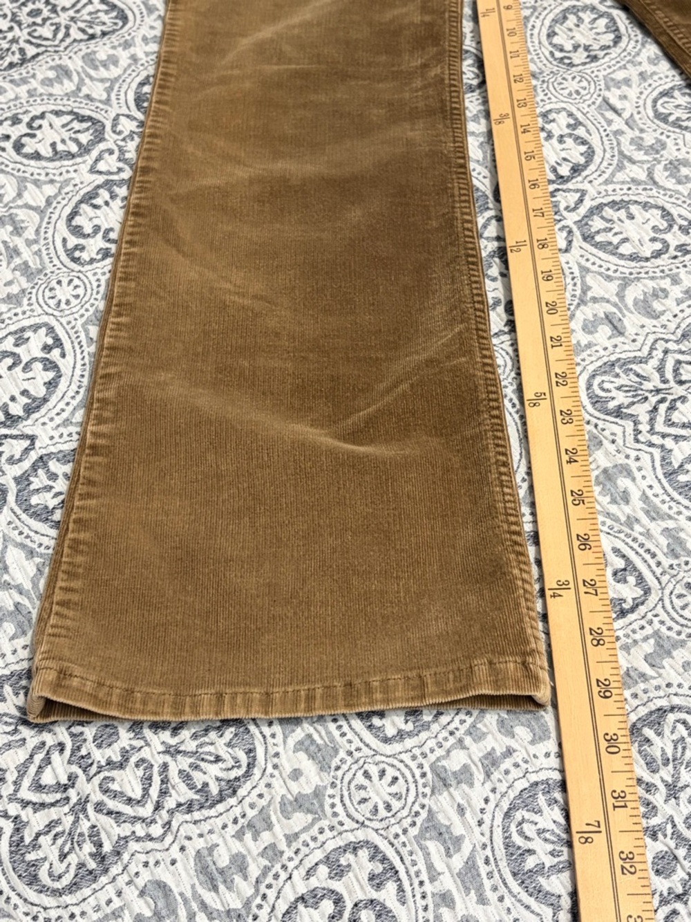 J. Jill Brown Corduroy Boot Cut Pants size 2 - Picture 8 of 11